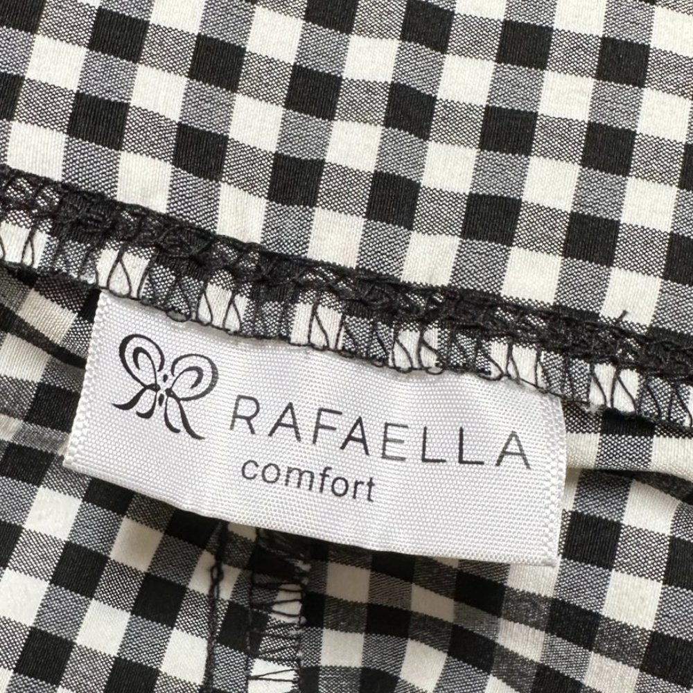 Rafaella black check capris size 10 - Picture 3 of 4